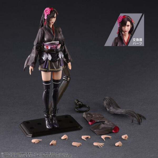 Figura Tifa Lockhart Exotic Dress Ver Final Fantasy VII Remake Play Arts Kai 25 cm