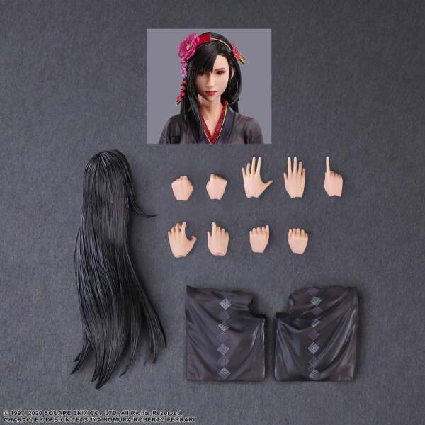 Figura Tifa Lockhart Exotic Dress Ver Final Fantasy VII Remake Play Arts Kai 25 cm