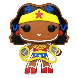 Funko Galleta De Jengibre Wonder Woman Dc Comics Holiday 2022 Figura Pop Heroes Vinyl 9 Cm