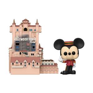 Funko Hollywood Tower Hotel And Mickey Mouse Walt Disney Word 50th Anniversary Pop Town Vinyl Figura 9 Cm
