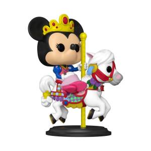 Funko Minnie Mouse On Prince Charming Regal Carrousel Walt Disney Word 50th Anniversary Pop Disney Vinyl Figura 9 Cm