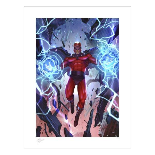 Litografia Magneto Marvel 46 X 61 Cm