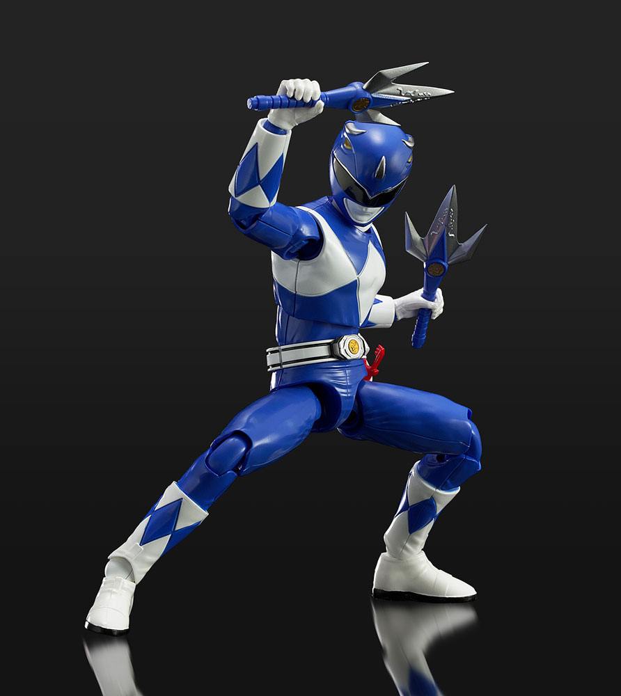 Maqueta Furai Model Plastic Model Kit Blue Ranger Power Rangers 13 cm