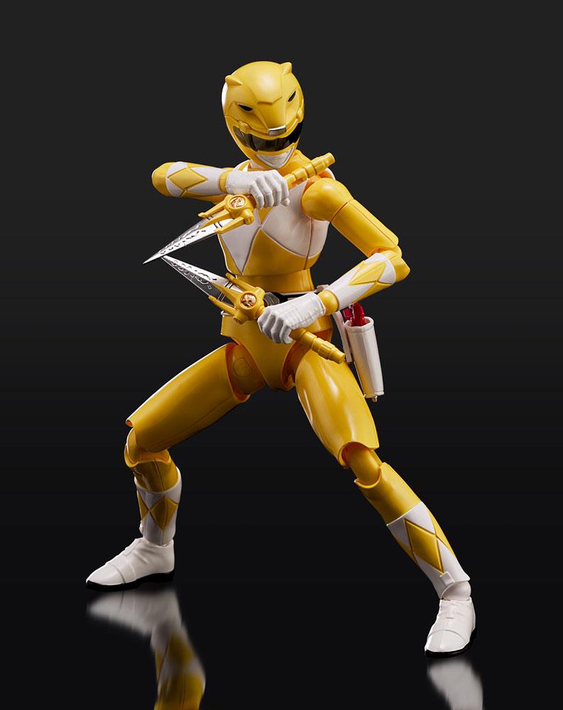 Maqueta Furai Model Plastic Model Kit Yellow Ranger Power Rangers 13 cm