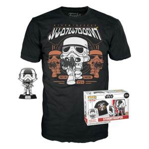 Minifigura Y Camiseta Stormtrooper Star Wars Pop Tee Set Talla Xl