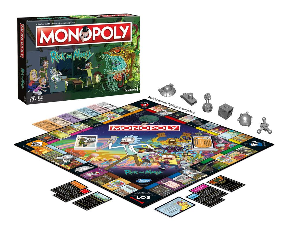 Rick y Morty Juego de Mesa Monopoly *Edición aléman*