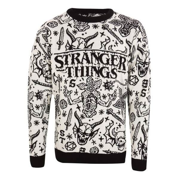 Sueter Christmas Jumper Collage Stranger Things Talla Xl
