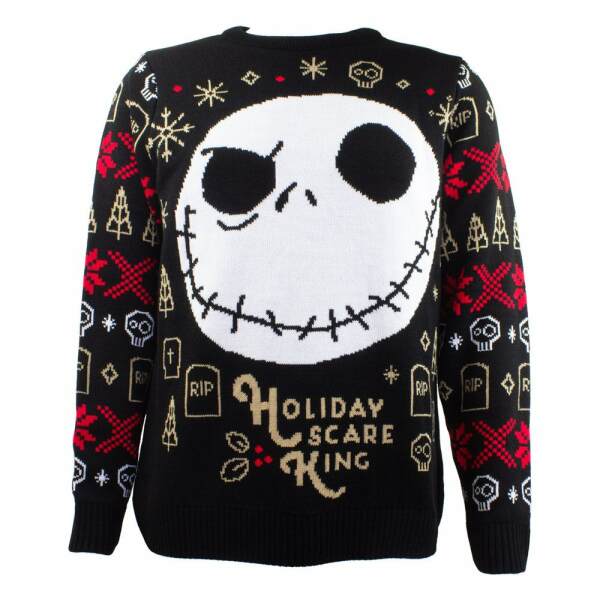Sueter Christmas Jumper Holiday Scare King Nightmare Before Christmas Talla Xl