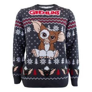 Sueter Gremlins Sweatshirt Christmas Jumper Gizmo Talla S