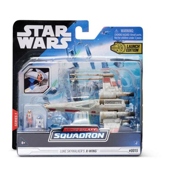 Vehiculo Con Figuras Luke Skywalkers X Wing Star Wars Micro Galaxy Squadron 12 Cm