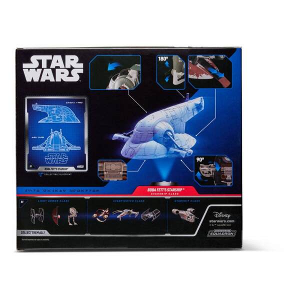 Vehículo con Figuras Boba Fetts Starship Star Wars Micro Galaxy Squadron 20 cm - Collector4u.com