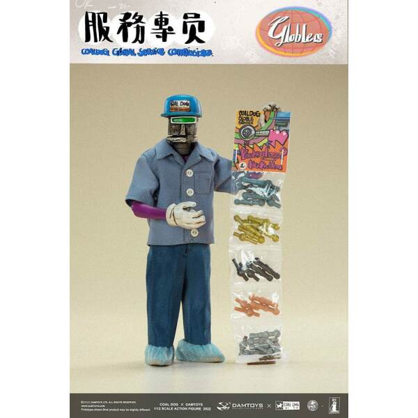 Figura Service Commissiner Jack Coal Dog 1/12 15 cm - Collector4u.com
