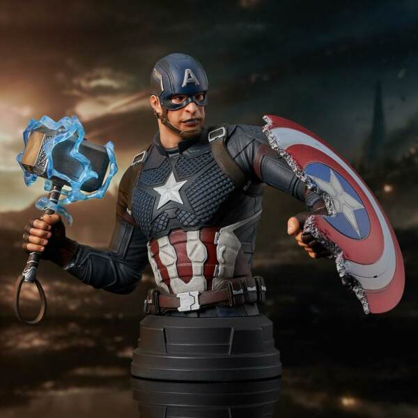Busto 1/6 Captain America Vengadores: Endgame 15 cm - Collector4u.com