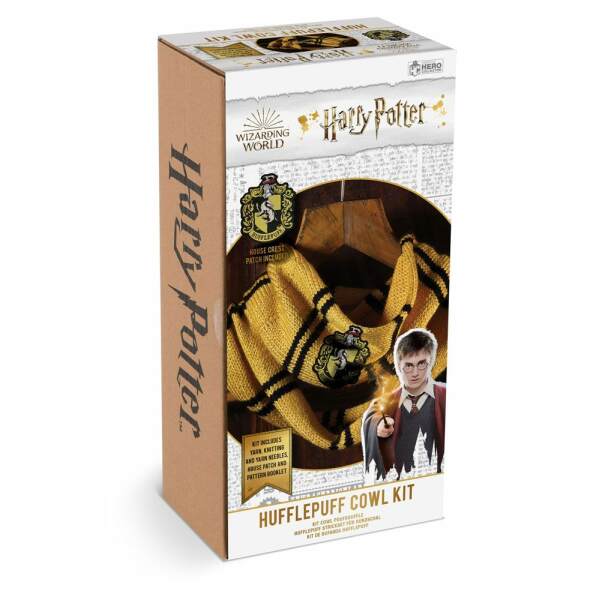 Kit de Costura Bufanda Infinita Hufflepuff Harry Potter - Collector4u.com