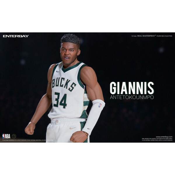 Figura Giannis Antetokounmpo NBA Collection Real Masterpiece 1/6 33 cm - Collector4u.com
