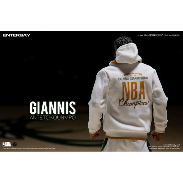 Figura Giannis Antetokounmpo NBA Collection Real Masterpiece 1/6 33 cm - Collector4u.com