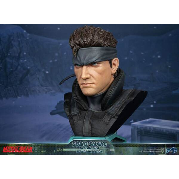 Busto 1/1 Solid Snake Metal Gear Solid 56 cm - Collector4u.com