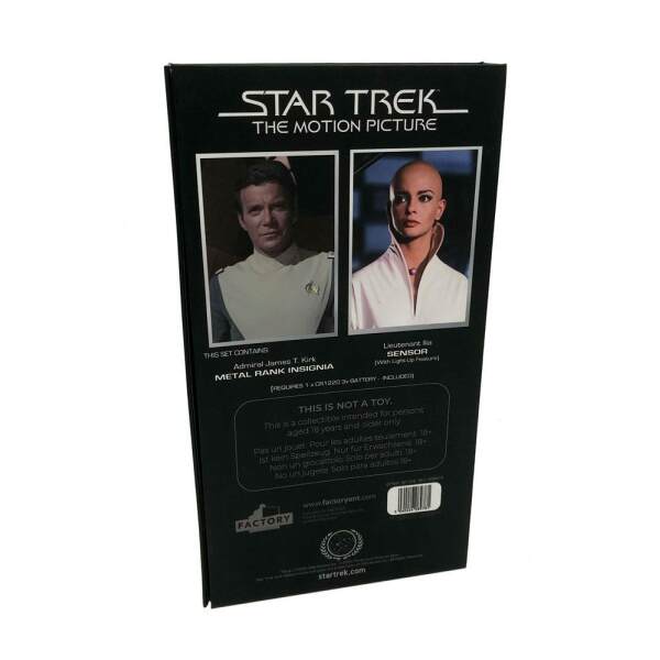 Réplica Ilia Sensor And Command Insignia Limited Edition Set Star Trek: la película 1/1 - Collector4u.com