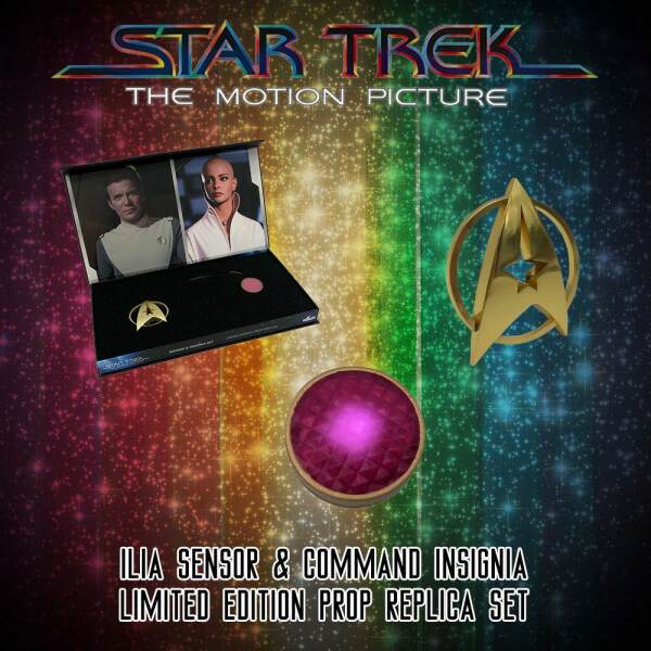 Réplica Ilia Sensor And Command Insignia Limited Edition Set Star Trek: la película 1/1 - Collector4u.com