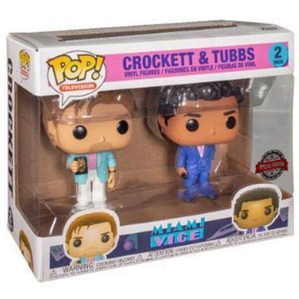 Pack de 2 Funko Crockett y Tubbs Miami Vice POP! Vinyl Figuras 9 cm - Collector4u.com