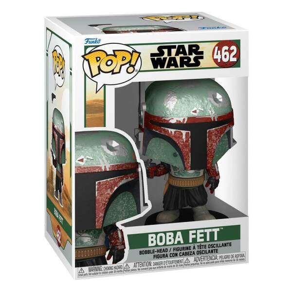 Set de Minifigura y Camiseta Boba Fett Star Wars: The Mandalorian POP! & Tee talla XL - Collector4u.com