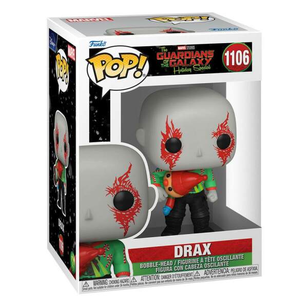 Funko Drax Guardians of the Galaxy Holiday Special Figura POP! Heroes Vinyl 9 cm - Collector4u.com