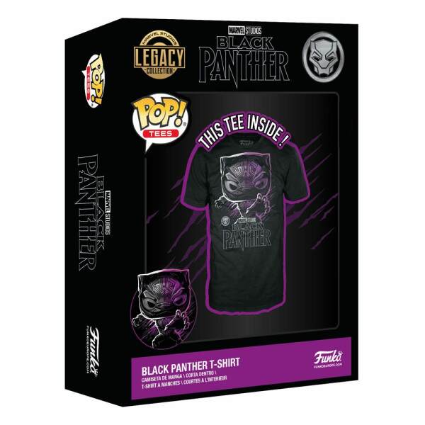 Camiseta Black Panther talla L Marvel Boxed Tee - Collector4u.com