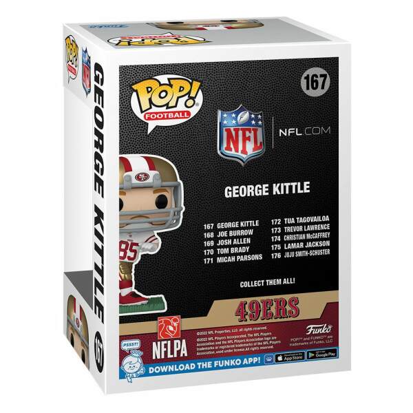 Funko George Kittle NFL POP! Sports Vinyl Figura 49ers 9 cm - Collector4u.com