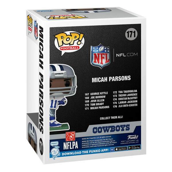 Funko Micah Parsons NFL POP! Sports Vinyl Figura Cowboys 9 cm - Collector4u.com