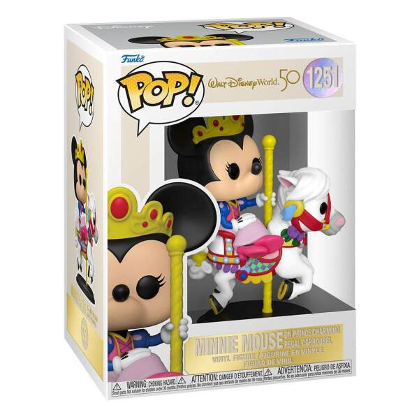 Funko Minnie Mouse on Prince Charming Regal Carrousel Walt Disney Word 50th Anniversary POP! Disney Vinyl Figura 9 cm - Collector4u.com