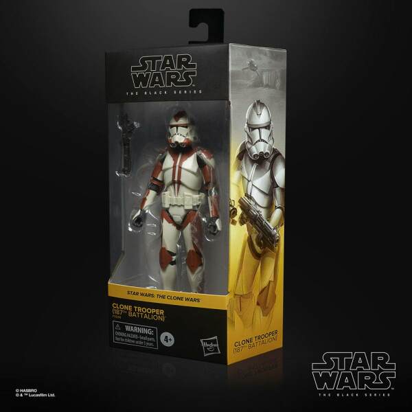 Figura Clone Trooper Star Wars: The Clone Wars Black Series (187th Battalion) 15 cm - Collector4u.com