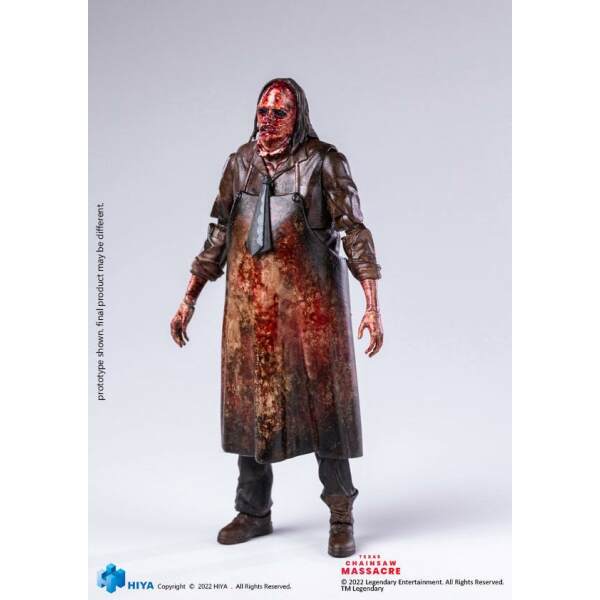 Figura 1/18 Exquisite Mini Leatherface Texas Chainsaw Massacre (2022) Slaughter Version 11 cm - Collector4u.com