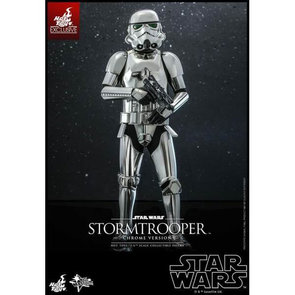 Figura Movie Masterpiece 1/6 Stormtrooper Star Wars Chrome Version 30 cm - Collector4u.com