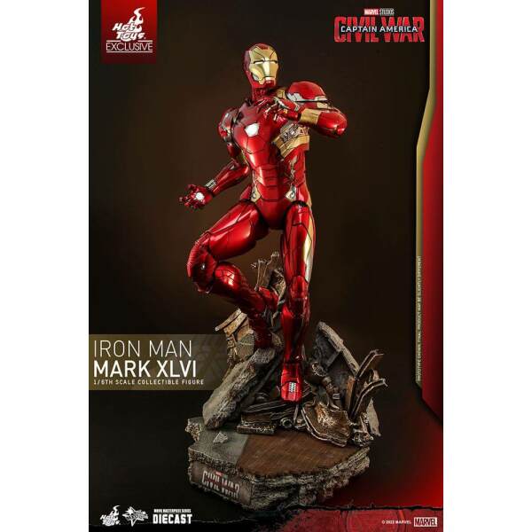 Figura Movie Masterpiece Diecast 1/6 Iron Man Mark XLVI Iron Man 32 cm - Collector4u.com