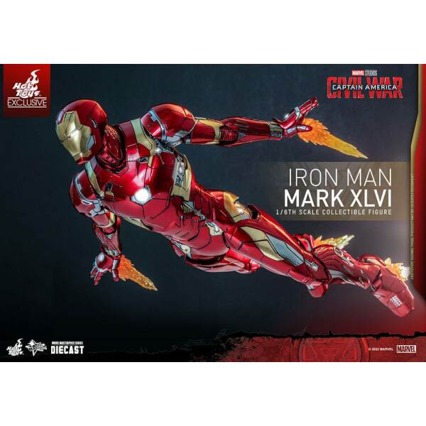 Figura Movie Masterpiece Diecast 1/6 Iron Man Mark XLVI Iron Man 32 cm - Collector4u.com