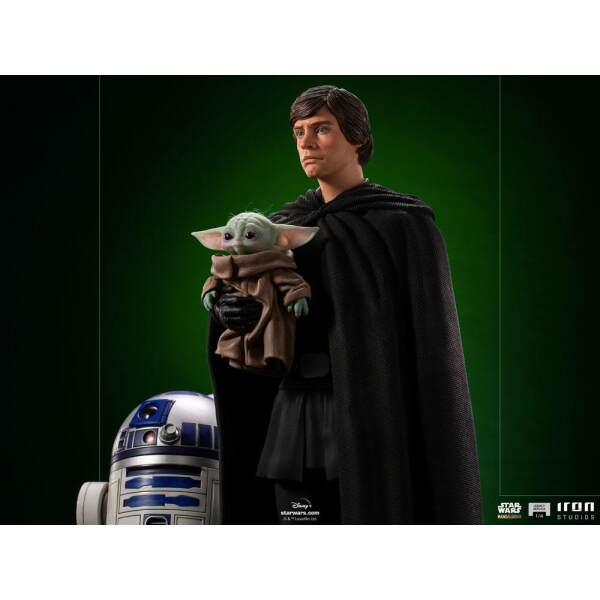 Estatua Legacy Replica 1/4 Luke Skywalker, R2-D2 & Grogu Star Wars The Mandalorian 54 cm - Collector4u.com
