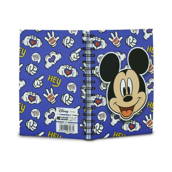 Libreta con bolígrafo Mickey Grins Disney - Collector4u.com
