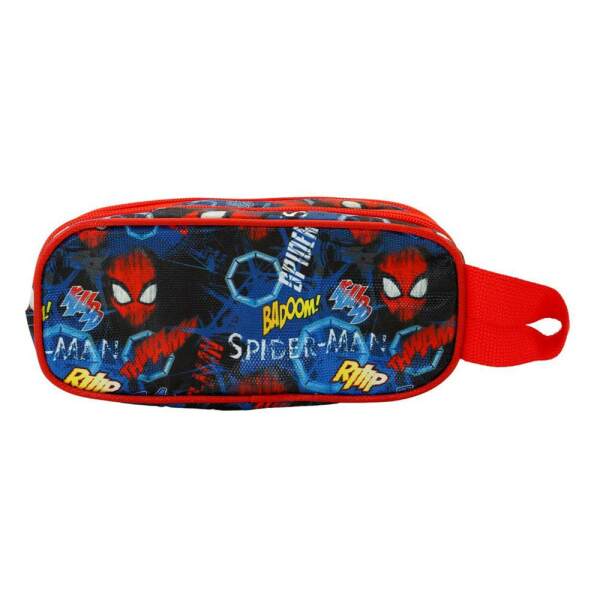 Estuche doble para lápices Spider Man Badoom Marvel - Collector4u.com