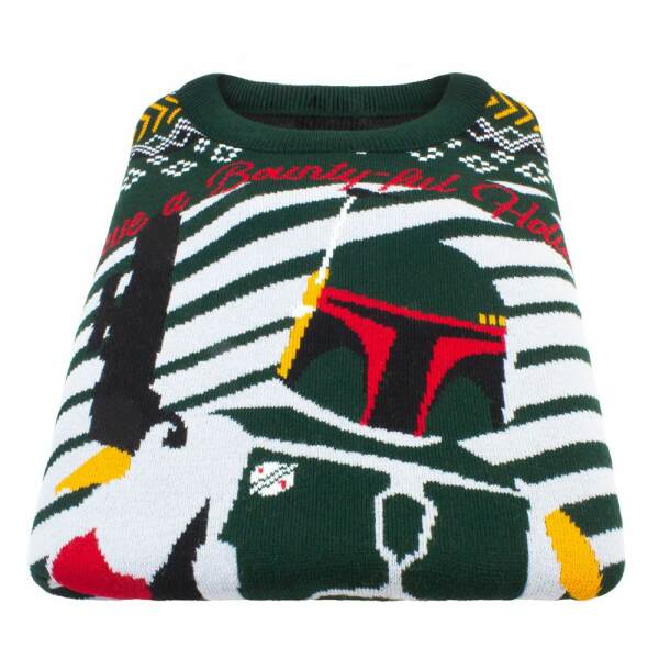 Suéter Christmas Jumper Boba Fett Bounty Star Wars talla L - Collector4u.com