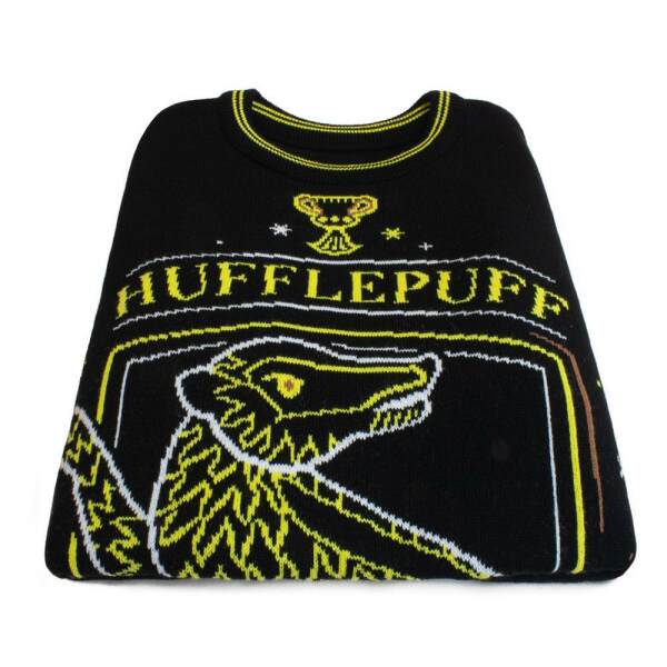 Suéter Christmas Jumper Hufflepuff Harry Potter talla M - Collector4u.com