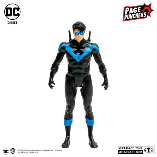 Figura & Cómic Page Punchers Nightwing DC Direct (DC Rebirth) 8 cm - Collector4u.com