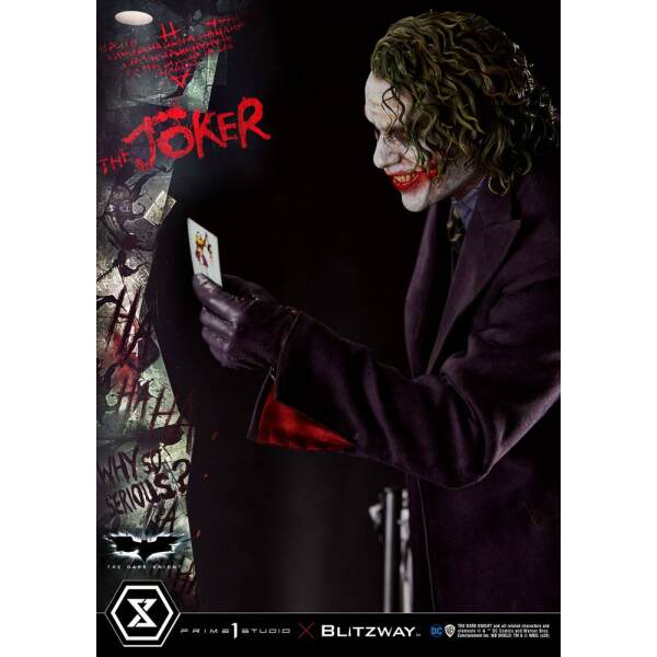 Estatua 1/3 The Joker The Dark Knight Bonus Version 72 cm - Collector4u.com