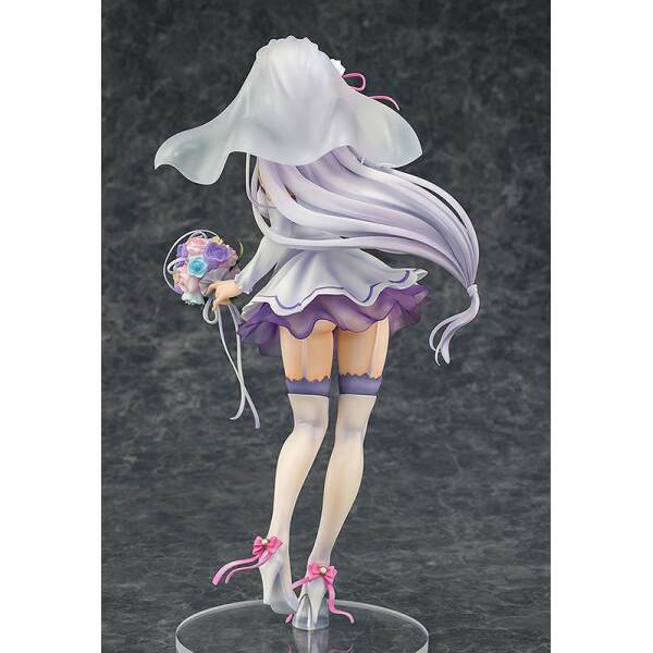 Estatua PVC 1/7 Emilia Wedding Re:ZERO -Starting Life in Another World- Ver. 25 cm - Collector4u.com