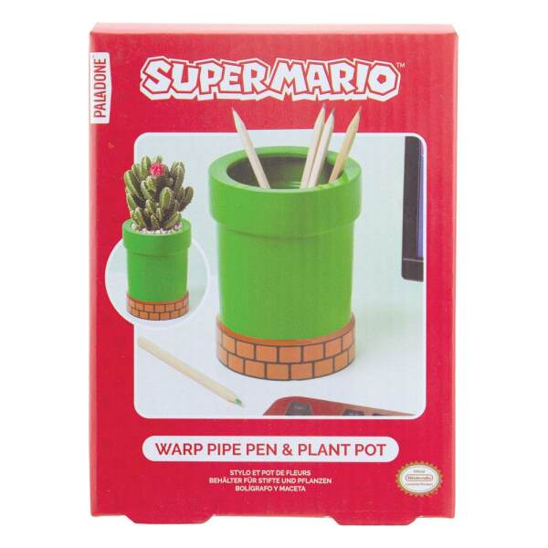 Soporte para Lápices Pipe Plant Super Mario - Collector4u.com