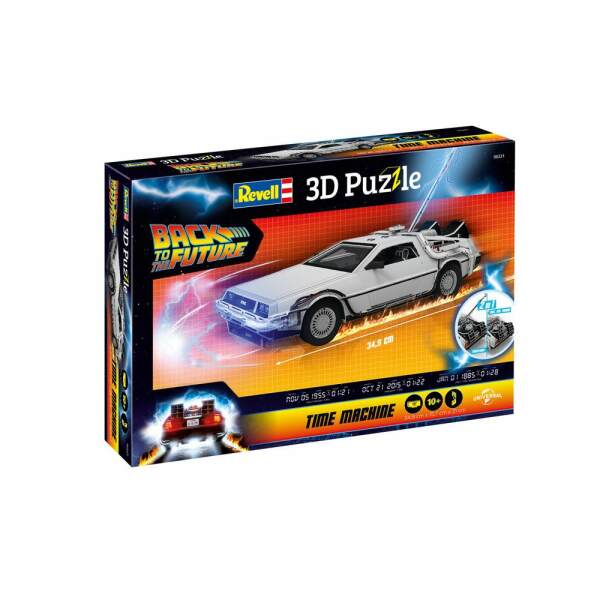 Puzzle 3D Time Machine Regreso al futuro - Collector4u.com