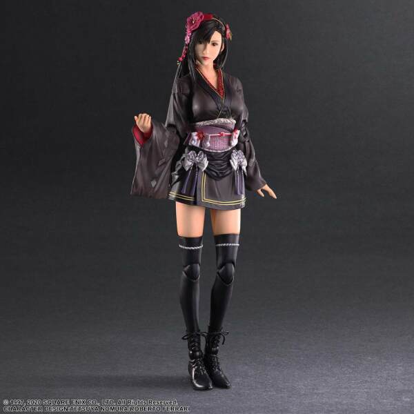 Figura Tifa Lockhart Exotic Dress Ver Final Fantasy VII Remake Play Arts Kai 25 cm - Collector4u.com