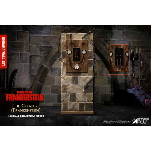 Diorama Pared El horror de Frankenstein My Favourite Movie 1/6 - Collector4u.com