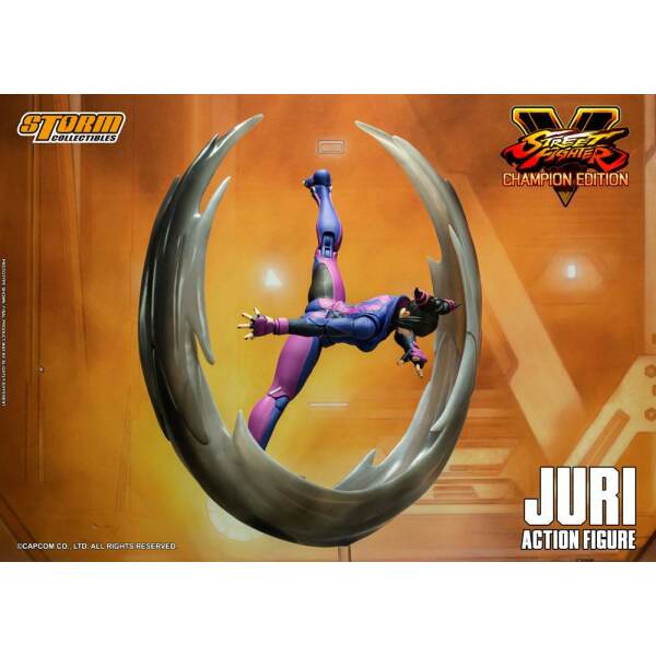 Figura 1/12 Juri Han Street Fighter V Champion Edition 18 cm - Collector4u.com