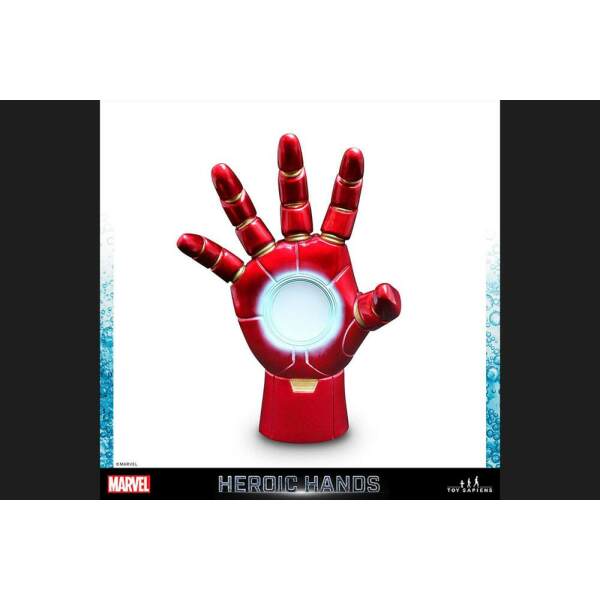 Estatua tamaño real #2A Iron Man Marvel Heroic Hands 23 cm - Collector4u.com
