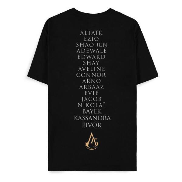 Camiseta Names with Logo talla S Assassins Creed - Collector4u.com